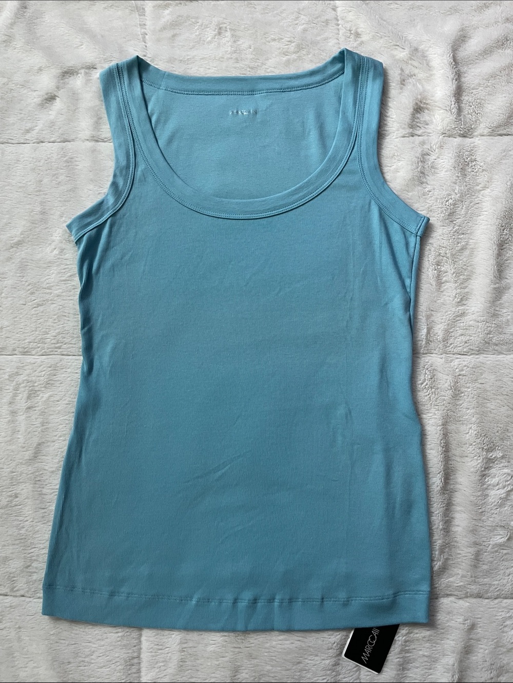 Marc Cain Sky Blue Scoop Neck Tank